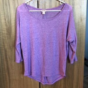 Light Purple 3/4 Length Sleeved Tee